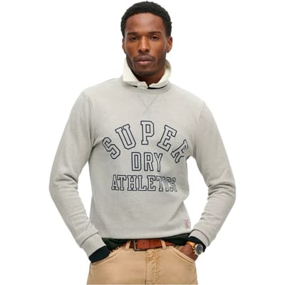 Superdry - Atheltic sweatshirt met print - Heren - Truien