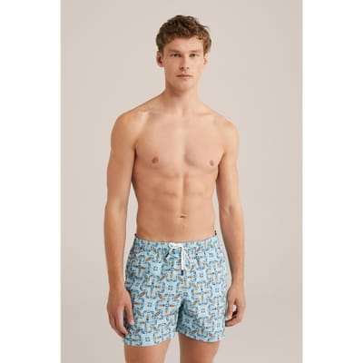 WE Fashion Beach Short Light Blue Taglia: XS | Pantaloncini da bagno Outlet | Uomo | Blu
