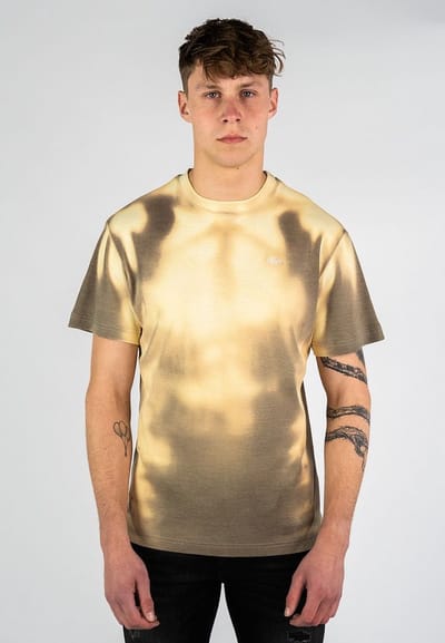SEA'SONS - Kleurveranderend - T-shirt - Bruin-Beige - Maat XXL (SEASONS - Kleur veranderend)