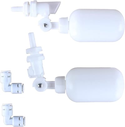 Zij- en bovenmontage drijvende klep, verstelbare arm voor vijvers, waterbakken en aquaria, ideaal voor dierenvoeders en humidifiers