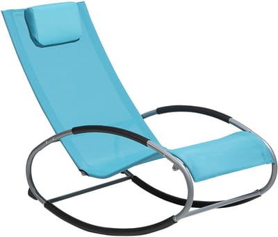 CAMPO - Strandstoel - Turquoise - Staal