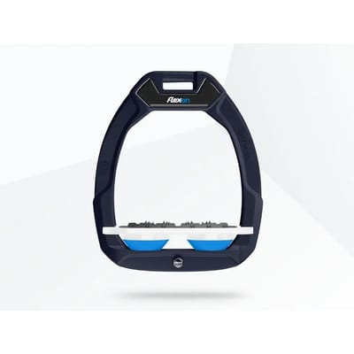 Veiligheidsstijgbeugels Plat Ultra Grip Groen/Wit/Blauw Flex-On Safe-On