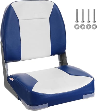 Opvouwbare bootstoel - Zitting voor boten - Comfort op het water - Waterdicht en slijtvast