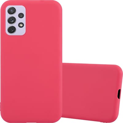 Cadorabo Hoesje geschikt voor Samsung Galaxy A73 5G in CANDY ROOD - Beschermhoes gemaakt van flexibel TPU silicone Case Cover