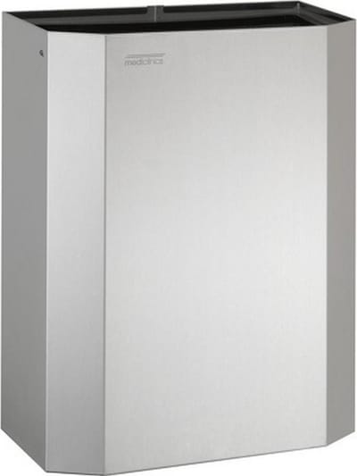 Mediclinics | Afvalbak | Open | RVS | Inhoud: 25 liter