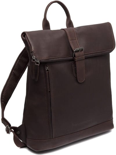 Chesterfield Larsson Waxed Pull Up Laptoprugzak - 15 inch - Bruin