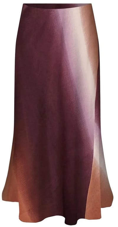 Only Janet Life Midi Rok Veelkleurig XS Vrouw