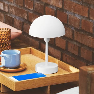 Nordlux LED tafellamp op accu Ellen To-Go, wit, aluminium