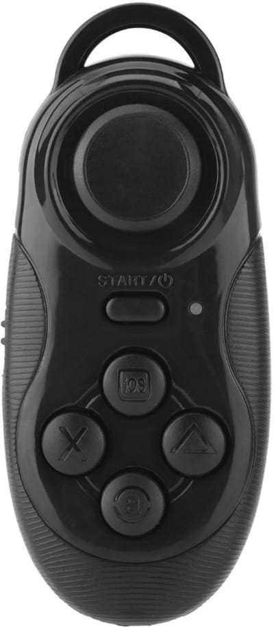 Allecto - Mini Draadloze Afstandsbediening Gamepad - Bluetooth-controller - Draagbaar - Gamecontroller - Selfie Timer - Multifunctioneel