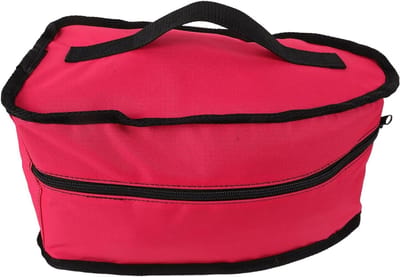 Draagbare Stoomstrijkijzer Tas - Reis Etui - Georganiseerd Reizen - Krasbestendig Materiaal - 30 x 17 x 14 cm - Rosé