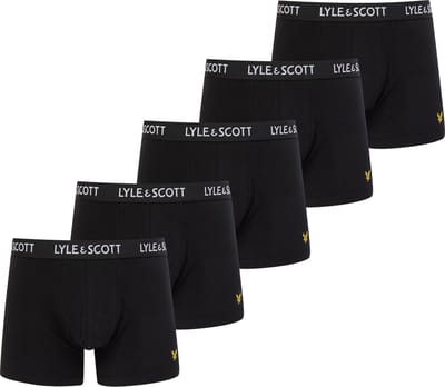 Lyle & Scott Miller Boxershorts Heren (5-pack) - Maat M