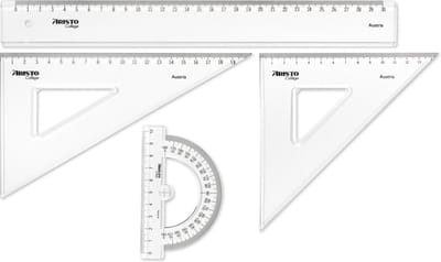 Aristo geometrie set - GEOCollege - 4-delig - in plastic beschermhoes - AR-23509