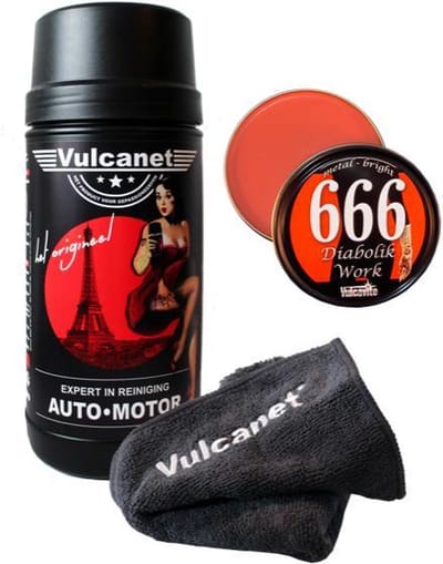Vulcanet & 666 Metal Polish - Krachtige Combinatie voor Reiniging, Polijsten en Bescherming van Metalen Oppervlakken.