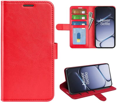MobyDefend Hoesje - Geschikt voor Xiaomi Redmi Note 15 Pro 4G - Wallet Book Case (Sluiting Achterkant) - Rood
