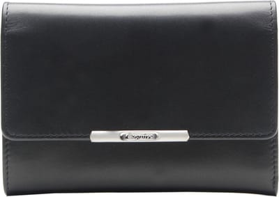 Esquire Leren Portemonnee Helena RFID Lady Wallet Black Zwart