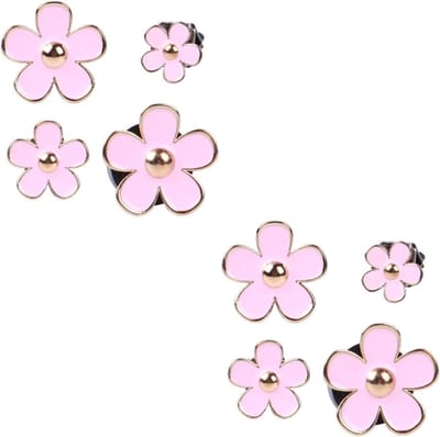Auto Opfrisser Clips - Bloem Aromatherapie - Auto Interieur - Bloemvormig Ontwerp - 8 Stuks - Roze