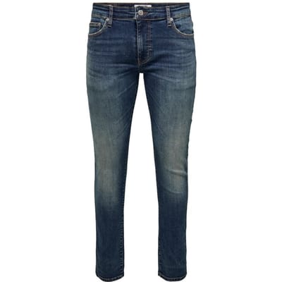 ONLY and SONS Jeans - ONSLOOM SLIM DB TINT 4500 AZG DNM - W32L34 tot W33L32 - voor Mannen - blauw
