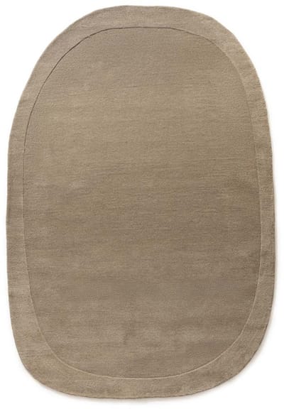 Organisch vloerkleed wol - Flyt beige 120x180