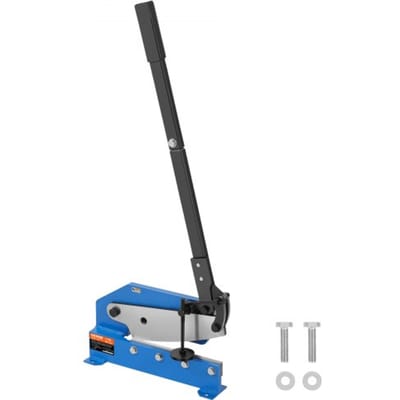 VEVOR Handhefboomschaar 270 mm snijlengte, hefboomschaar, plaatschaar, guillotineschaar Q235, snijgereedschap voor de bewerking van hard plaatwerk, stalen platen, koperen staven, voor bouwvakkers en doe-het-zelvers
