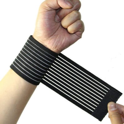 1 ST Niet-geweven Stoffen Elastische Taille Sport Gym Ondersteuning Polsband Bandage Fitness Hand Sport Veiligheid Accessoires Polsbrace Wrap