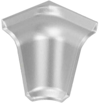 DQ-PP 1x HOEKLIJST BINNENHOEK - Aluminium Satijn - PVC - Keukenlijst, Werkblad Afwerkingslijst, Keukenafwerkingslijst, Wandafwerkingslijst, Tafelbladlijsten