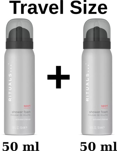 Rituals Sport - 2 X Shower Foam Travel Size a 50 ml = 100 ml