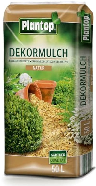 Decoratie Mulch - Tuin Bodembedekker - Planten Verzorgen - PH Neutraal - 50 Liter - Natuurlijk Bruin