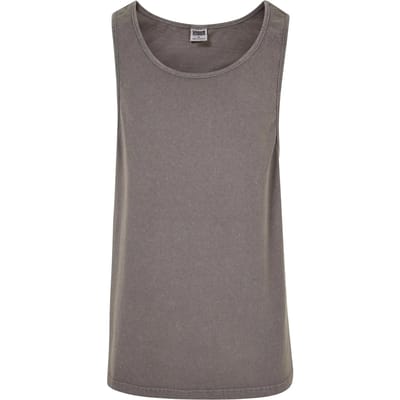 Urban Classics - Heavy Oversized Acid Wash Tanktop - L - Grijs