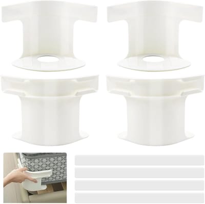 Set van 4 Fitted Sheet Straps voor een Strakke Beddegoedbevestiging, Antislip Hoeksloten voor Alle Matrassen, Ideaal voor een Netjes Beddegoed