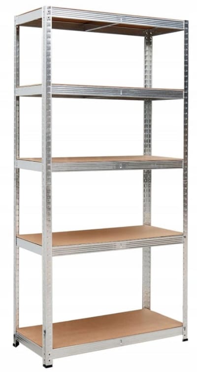 Vimar - Magazijnrek van Gegalvaniseerd Metaal - 210x90x40 cm - 5 Planken - Hoge Draagkracht