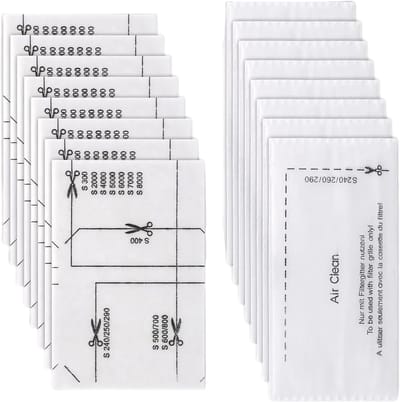 16 stuks - geschikt voor Miele GN、C1、C2、C3Complete Stofzuiger filter filter kit voor het vervangen van de installatie-geschikt voor miele stofzuiger onderdelen-geschikt voor miele stofzuigerzakken - 8 filterkatoenen - 8 filterzakken