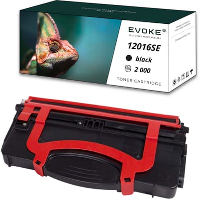 Toner Lexmark 12016Se Zwart voor printer |     2000 pagina's |     Optra
