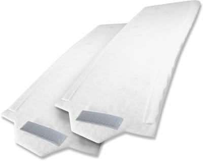 Dparts WHR90/91 filterset van 2 stuks WTW filters - met klittenband - filterklasse G3 - Geschikt voor Zehnder en StorkAir WHR 90 (whr90) - 91 (whr91) - voor warmteterugwinapparaat, centrale ventilatie met warmteterugwinning