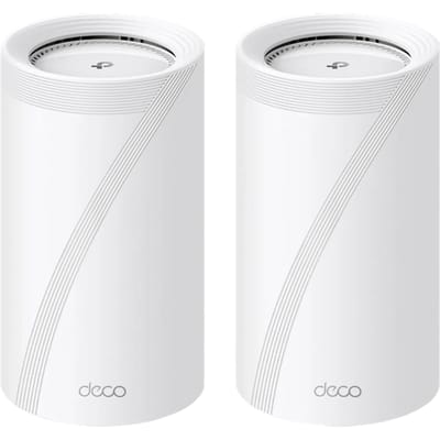 TP-Link Deco BE85 BE19000 Tri-Band Whole Home Mesh (2-Pack) - Mesh router 802.11a/b/g/n/ac/ax/be (Wi-Fi 7)