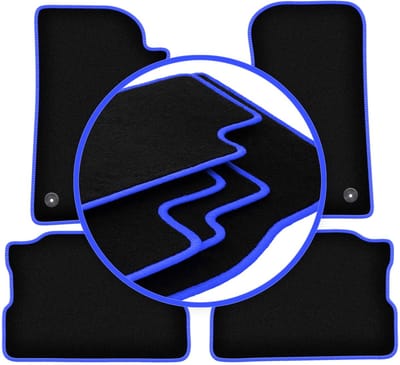 CARLUX-BLUE automatten voor: Jeep Wrangler IV Rubicon off-road (2017-)
