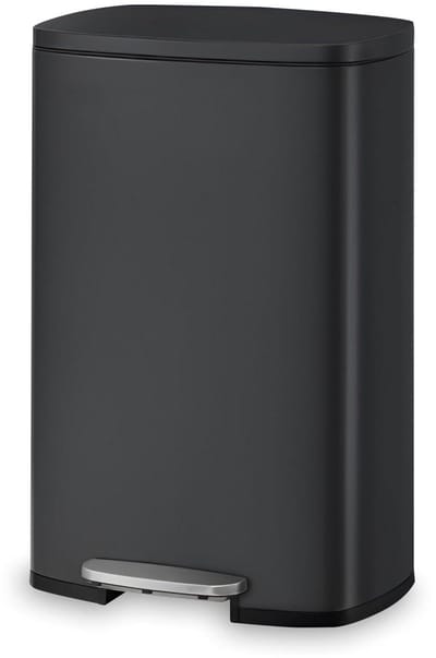 Pedaalemmer - Afvalemmer Keuken - Hygiënisch Afval Weg - Soft-close Deksel - 30 Liter - Zwart