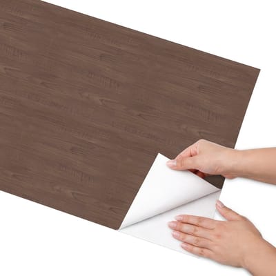 Coloray Meubel Wrap Folie - Bruin Meubelfolie - 50x100 cm - Meubelfolie Zelfklevend Houten panelen - Wrapfolie Keuken - Rustiek Meubelfolie - Decoratiefolie - Tafeldecoratie - Texturen