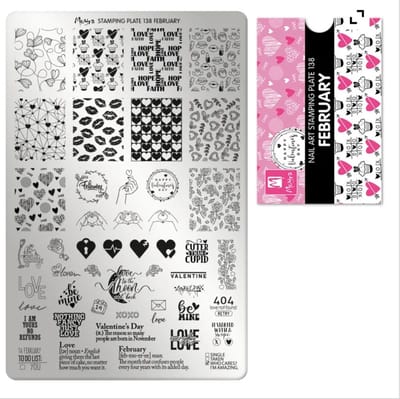 Moyra Moyra Stamping Plate - 138 February