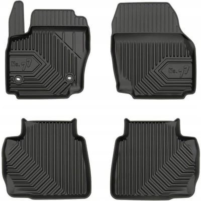 FROGUM No.77 - Automatten Set - FORD Mondeo Mk4 automat - TPE rubber - 3D randbescherming - Duurzaam en geurloos