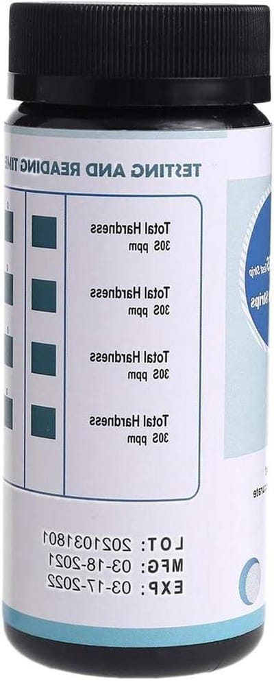Water Hardheid Test - Waterkwaliteit Strips - Waterkwaliteit Meten - Snelle Resultaten - 50 Stuks - Wit