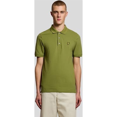 Lyle & Scott Plain Polo Heren - Maat M