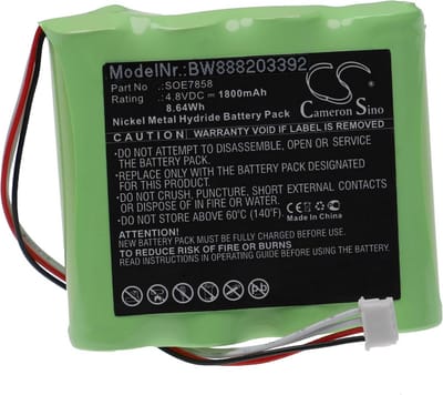 Vervangende Batterij 4.8V 1800mAh NiMH voor Dierweegschaal