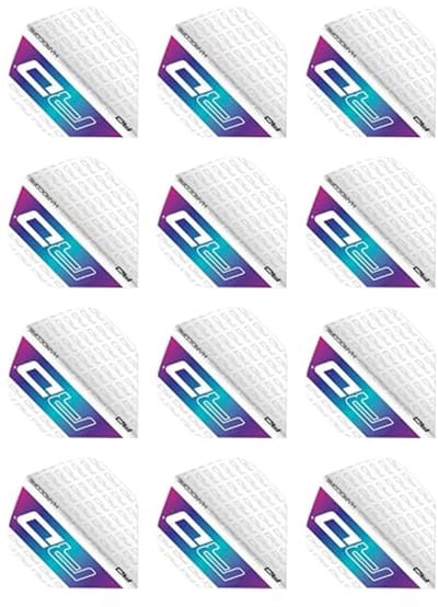 Hardcore XT RD Logo Rainbow Dart Flights - 12 Stuks