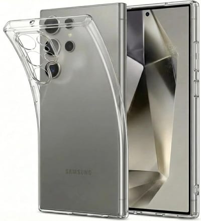 Transparant Dun TPU Hoesje Geschikt voor Samsung Galaxy S24 Ultra | Back Cover | Lichtgewicht | Ultra Dun | Flexibel | Zacht | Doorzichtig