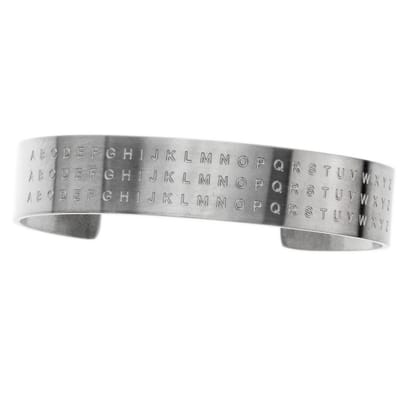 Behave - Armband heren alfabet gravure - stijlvol dagelijks accessoire
