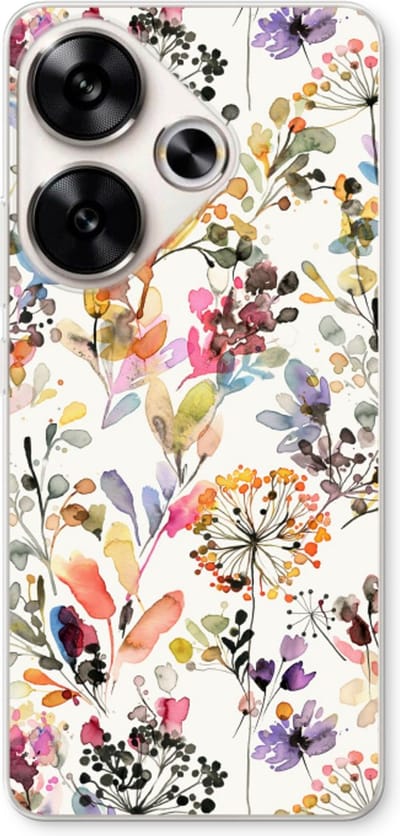 Case Company® - Hoesje geschikt voor Xiaomi Poco F6 hoesje - Wilde grassen - Soft Cover Telefoonhoesje - Bescherming aan alle Kanten en Schermrand