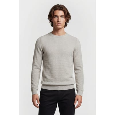 Dstrezzed Kostas Crewneck Ghost Grey Größe: L | Pullover Outlet | Herren | Grau