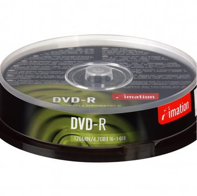 Imation DVD-R 120min/4,7 GB 10 stuks op spindel