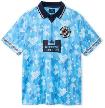 Weekend Offender - Engeland Voetbalshirt 1990 - Blauw