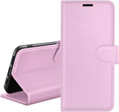 Zanae, Hoesje geschikt voor Oppo A17 - Wallet Case & Magneetsluiting, Roze